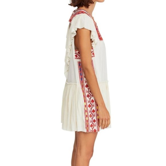 Free People Day Glow Mini Dress. M,L . 100% Cotton - Picture 3 of 8